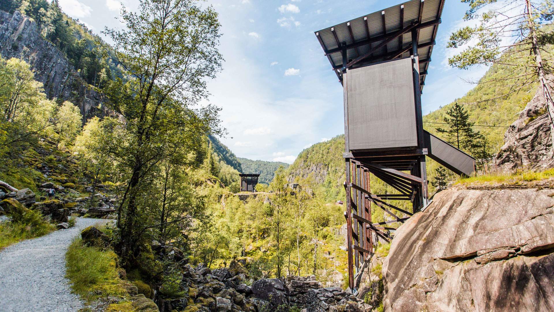 Mining gallery in Allmannajuvet in Sauda