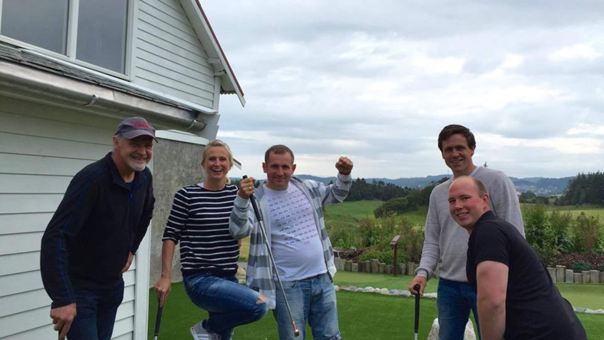 Team building at Minigolfen familiepark on Karmøy