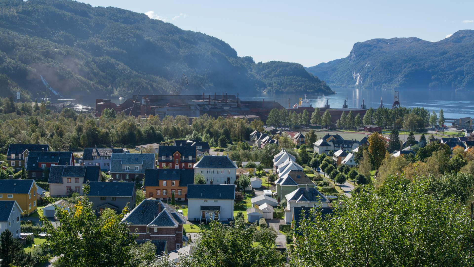 Industrial Workers Museum and Åbøbyen in Sauda (Ryfylkemuseet)