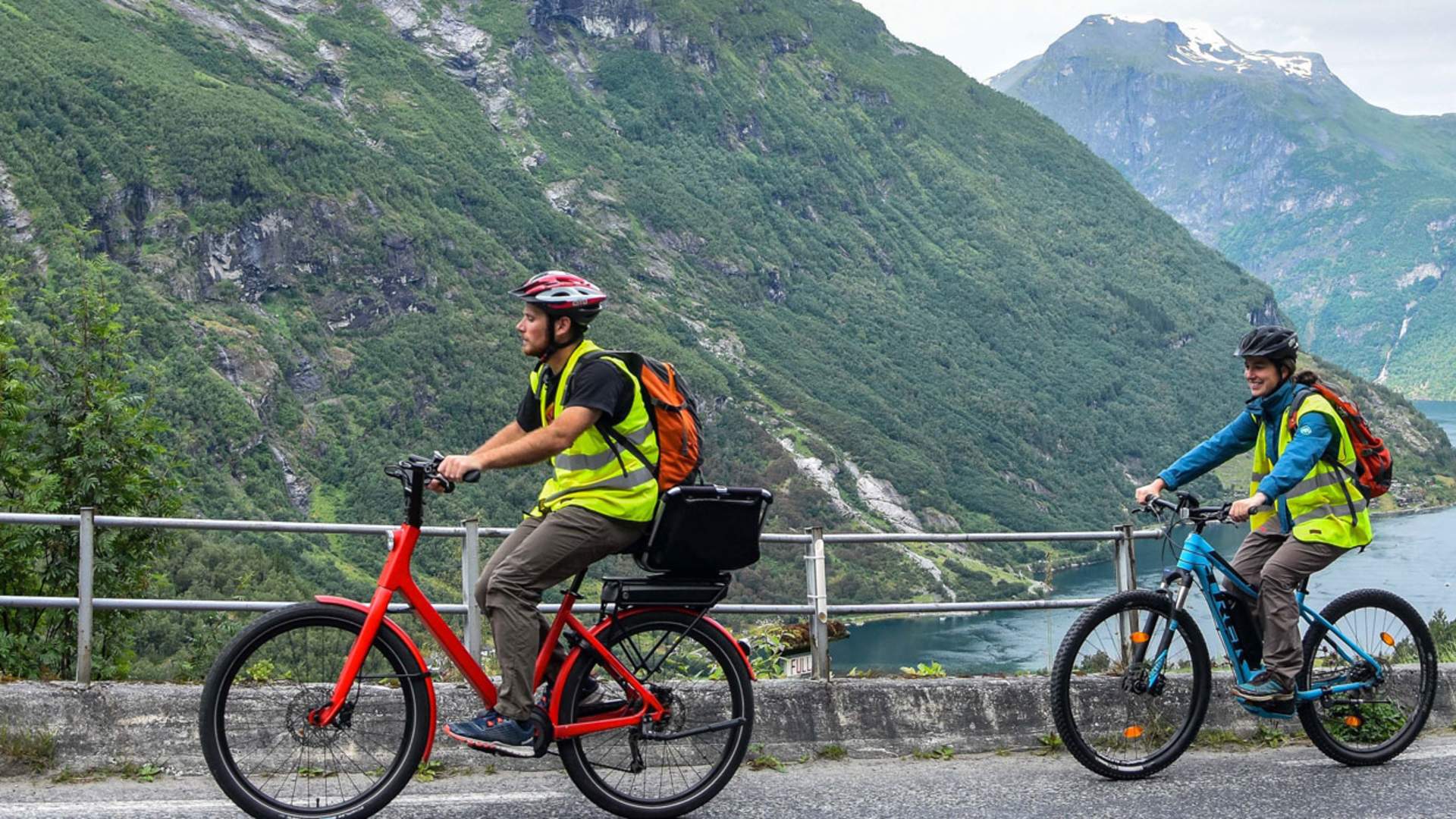 E-bike tour to Eaglesbend i Geiranger