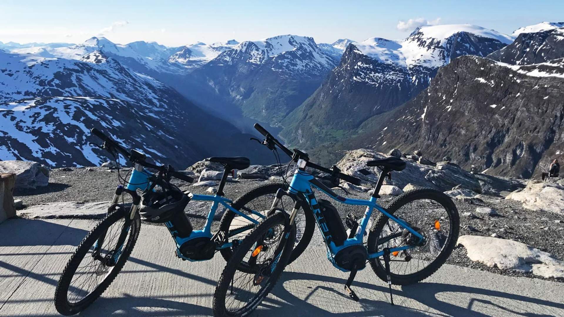 E- bike tour to Mt Dalsnibba in Geiranger