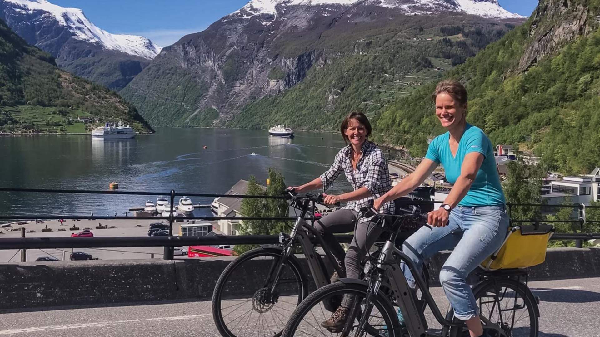 E-Bike Tour til Flydalscanyon i Geiranger