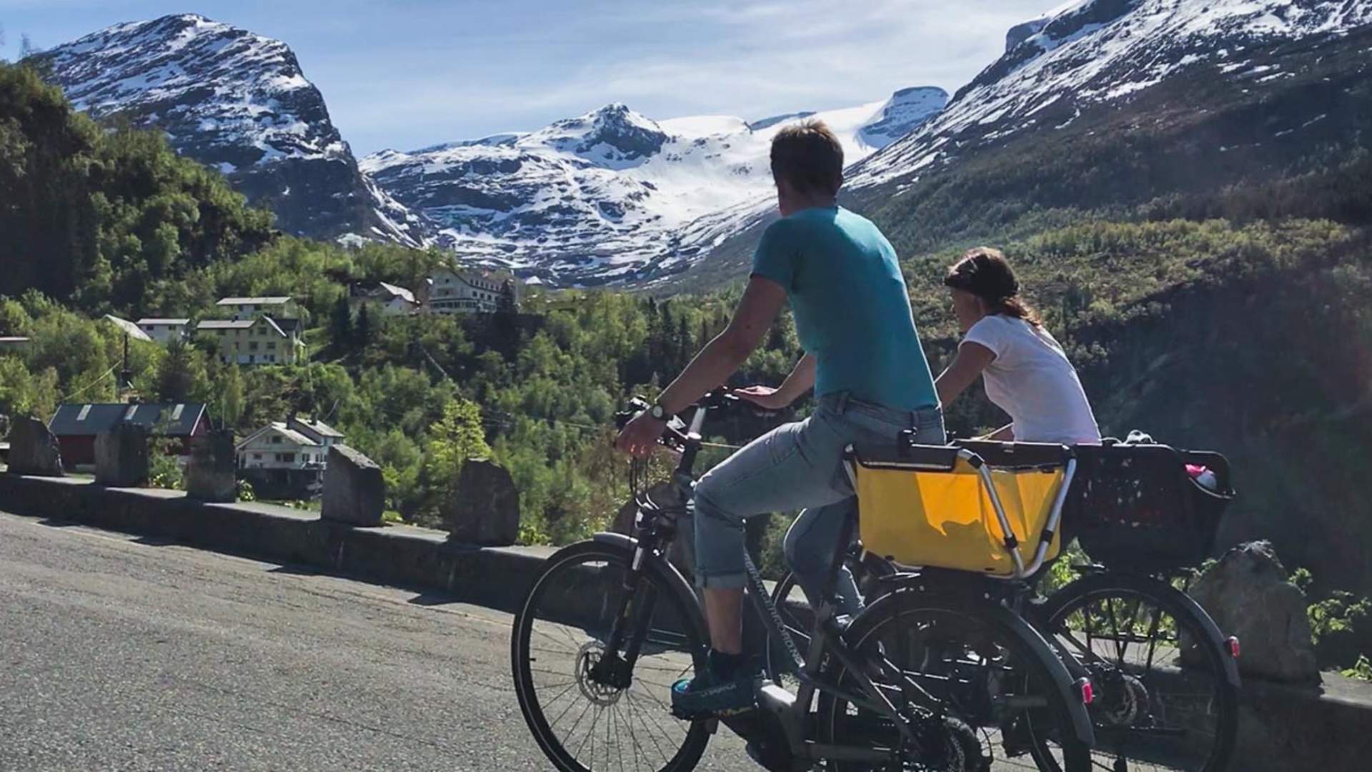 E-Bike Tour til Flydalscanyon i Geiranger