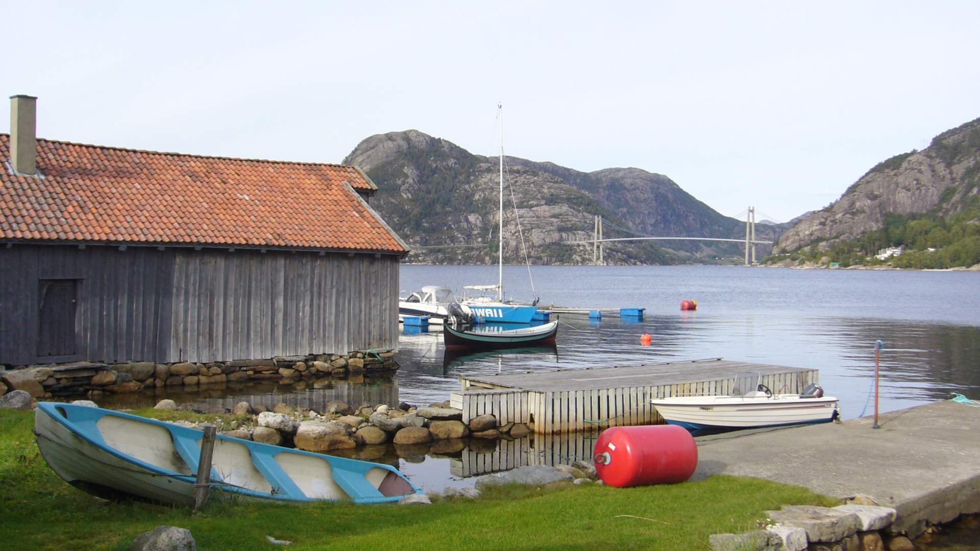 Sjøhuset i Bergevik på Forsand (Ryfylkemuseet)