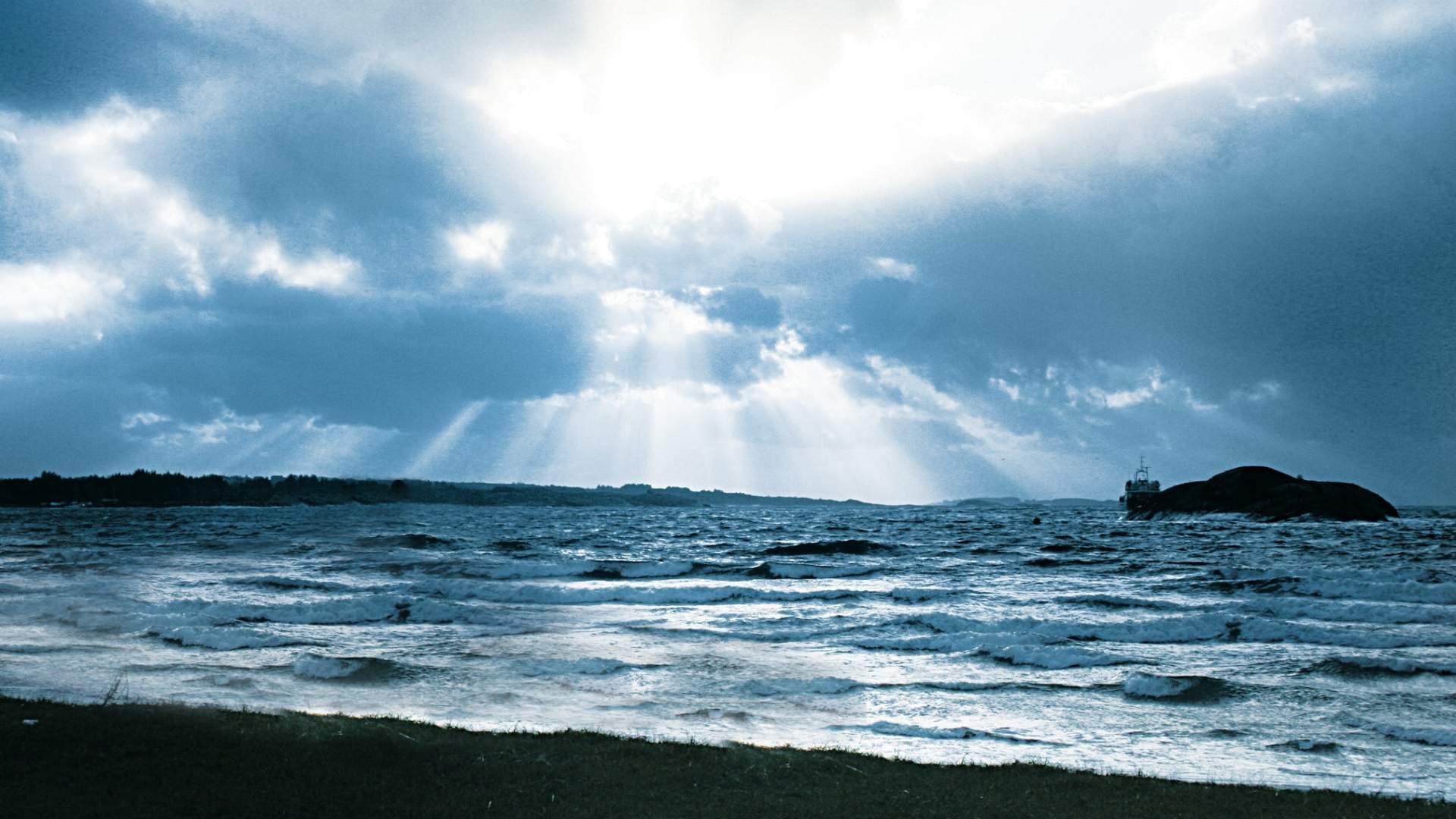 Die Bucht Vistevika und der Viste Strand