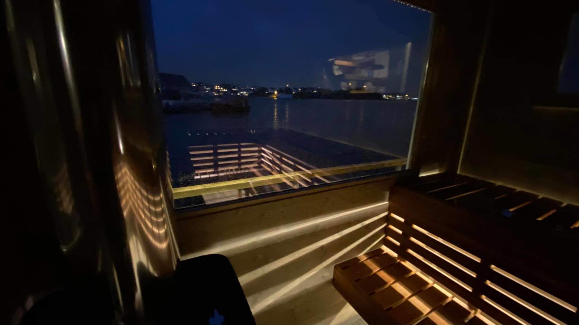 Floating sauna in Tananger