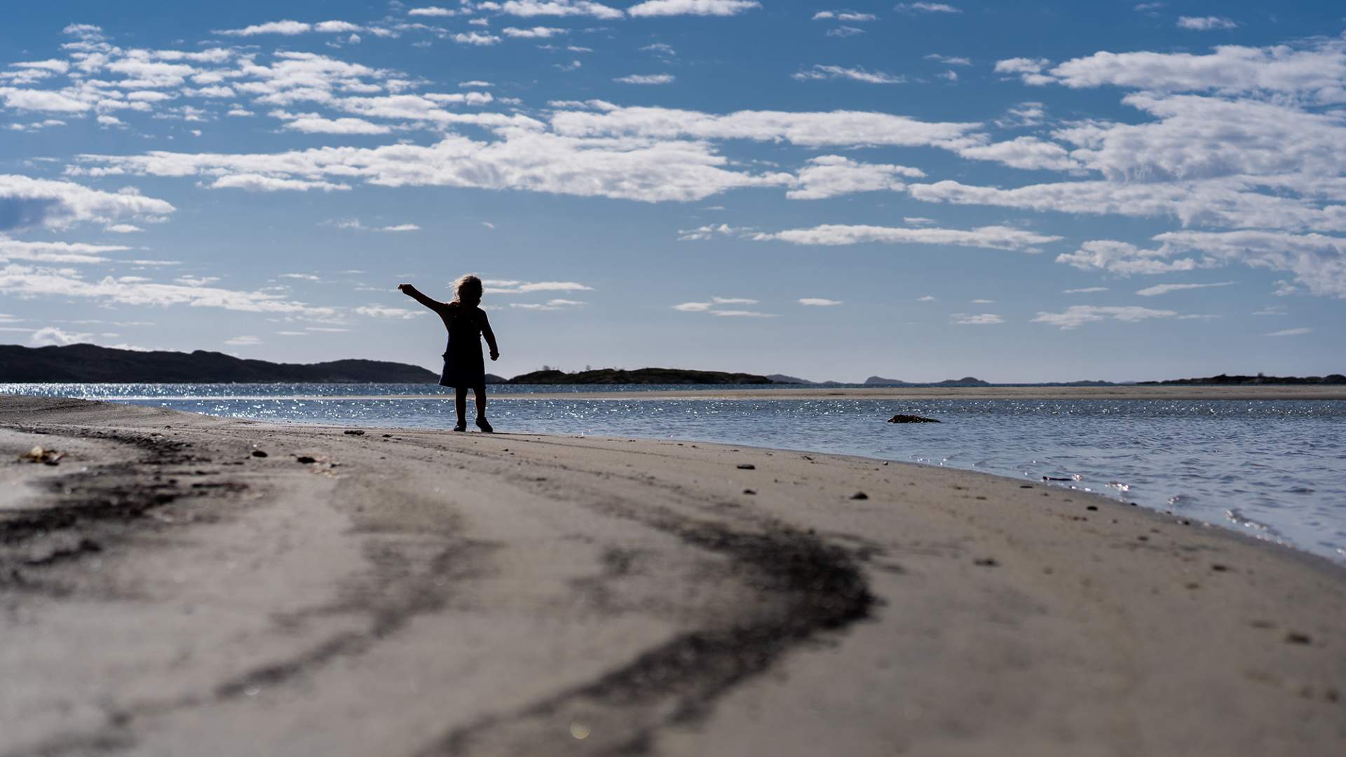 Røaleira sandstrand på Aukra
