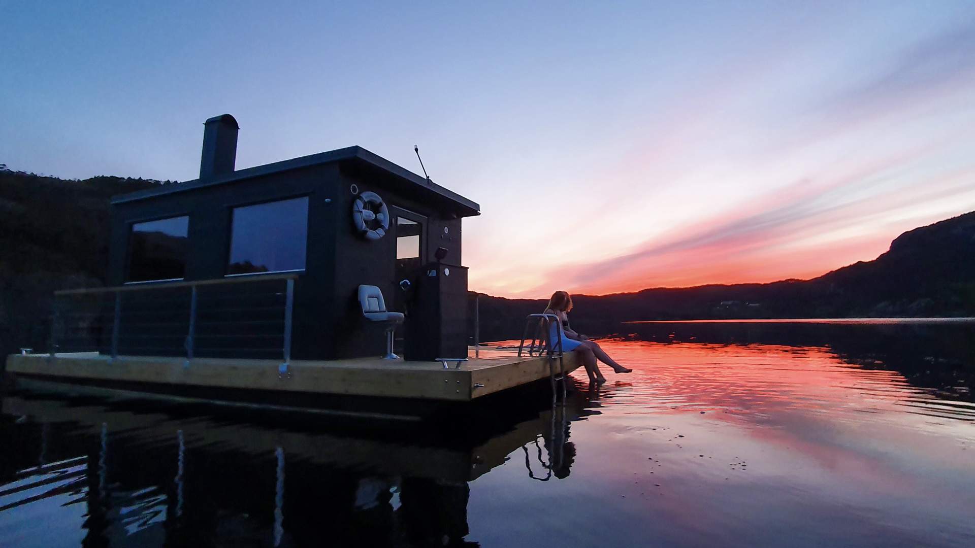 Flytende Badstuer på Preikestolen BaseCamp