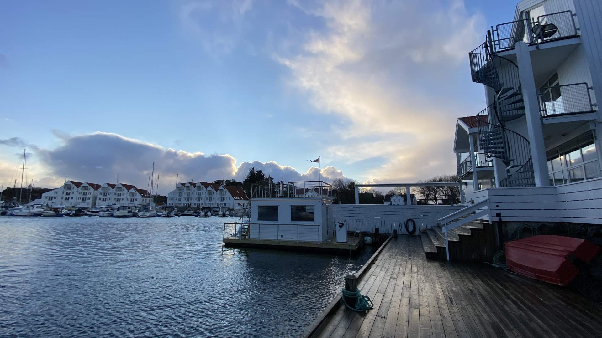 Floating sauna in Tananger