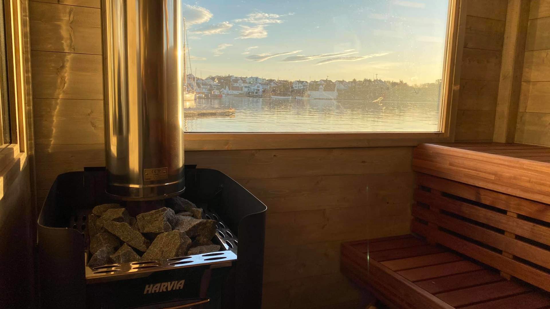 Floating sauna in Tananger