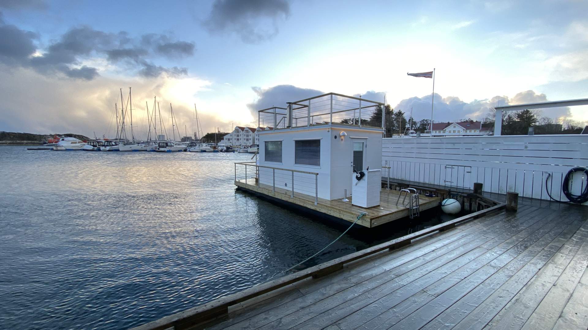 Floating sauna in Tananger
