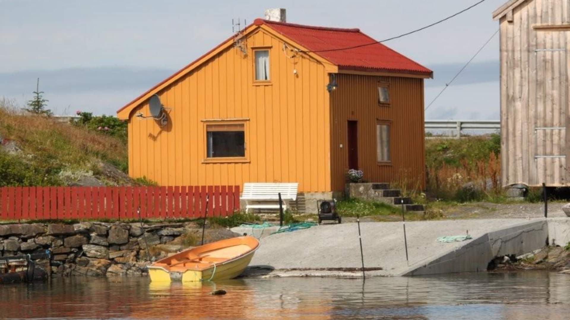 Cabin rental at Strømsholmen Sea Sports Centre