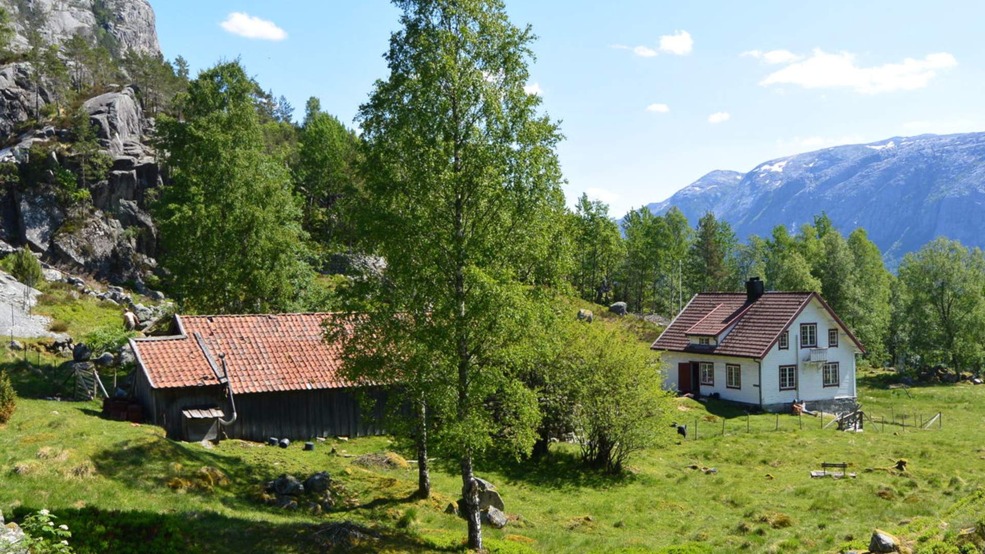 Bakken gard i Lysefjorden