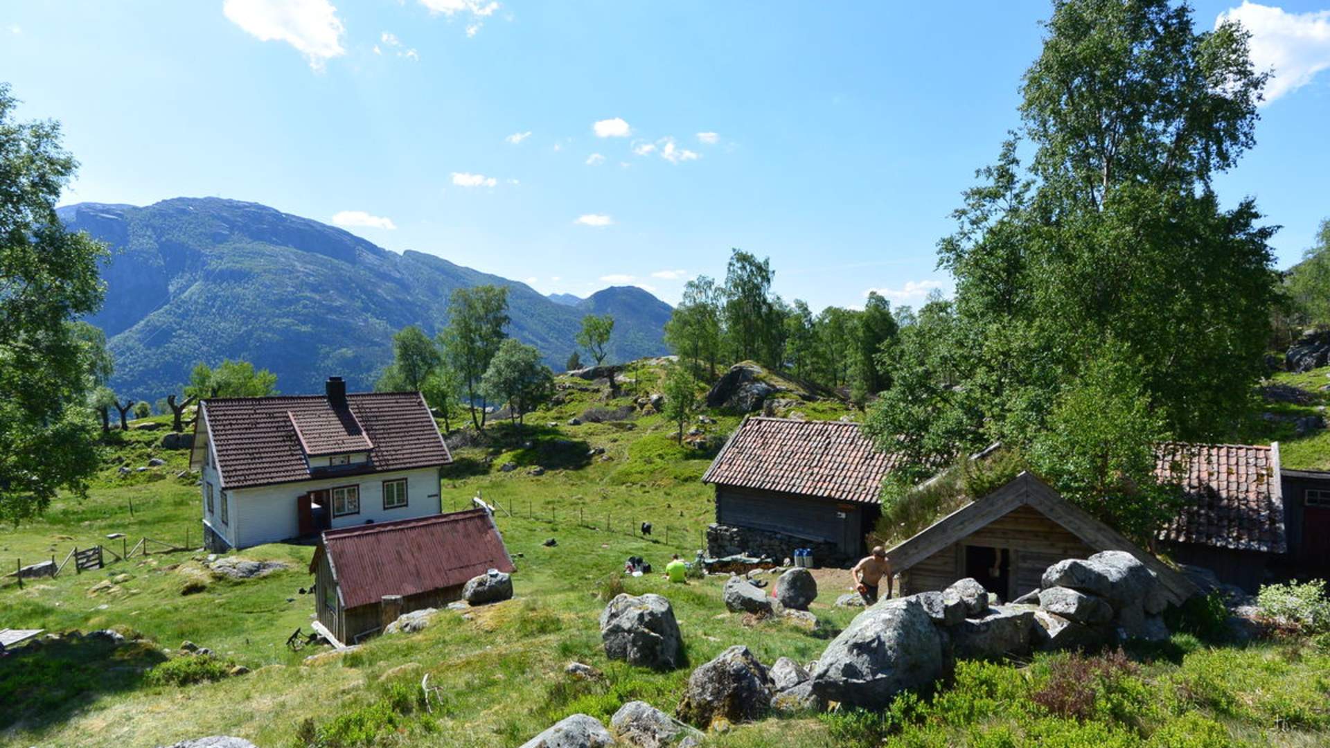 Bakken gard i Lysefjorden