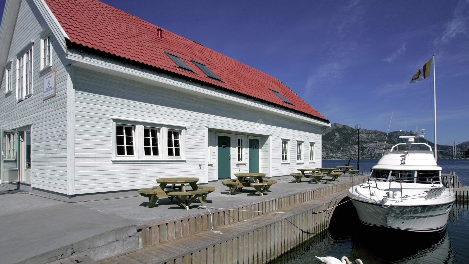 Overnatting hos Lysefjorden Marina ved Lysefjorden
