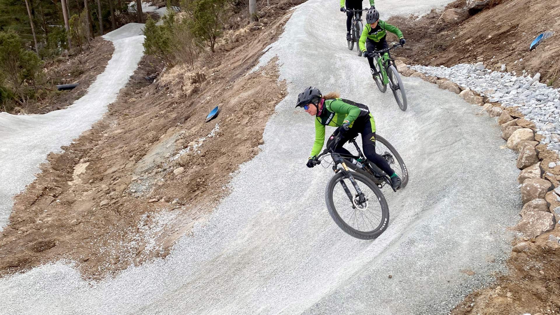 Stisykling auf dem Dalen Stisenter in Jørpeland