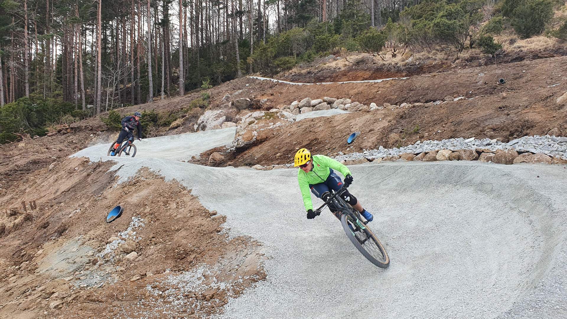 Stisykling auf dem Dalen Stisenter in Jørpeland