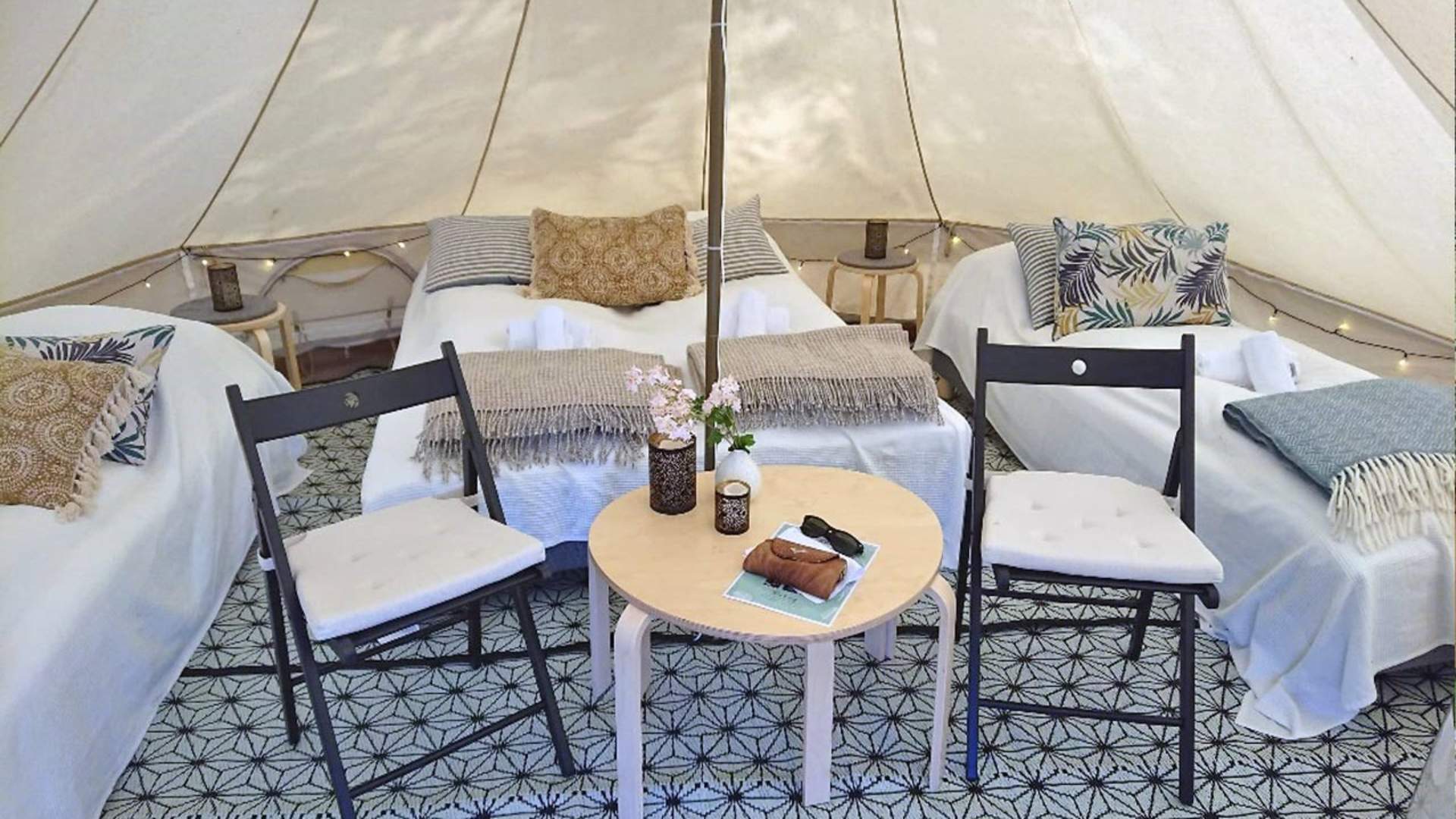 Glamping & Beer på Lilland Bryggerihotell på Tau