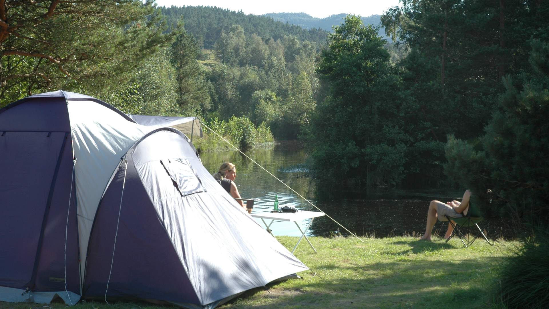 Preikestolen Camping nahe den Startpunkt der Wanderung zum Preikestolen