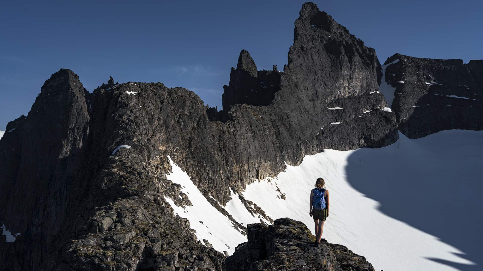 Alpenwanderung zum Nordre Trolltind, geführt vom Hotel Aak