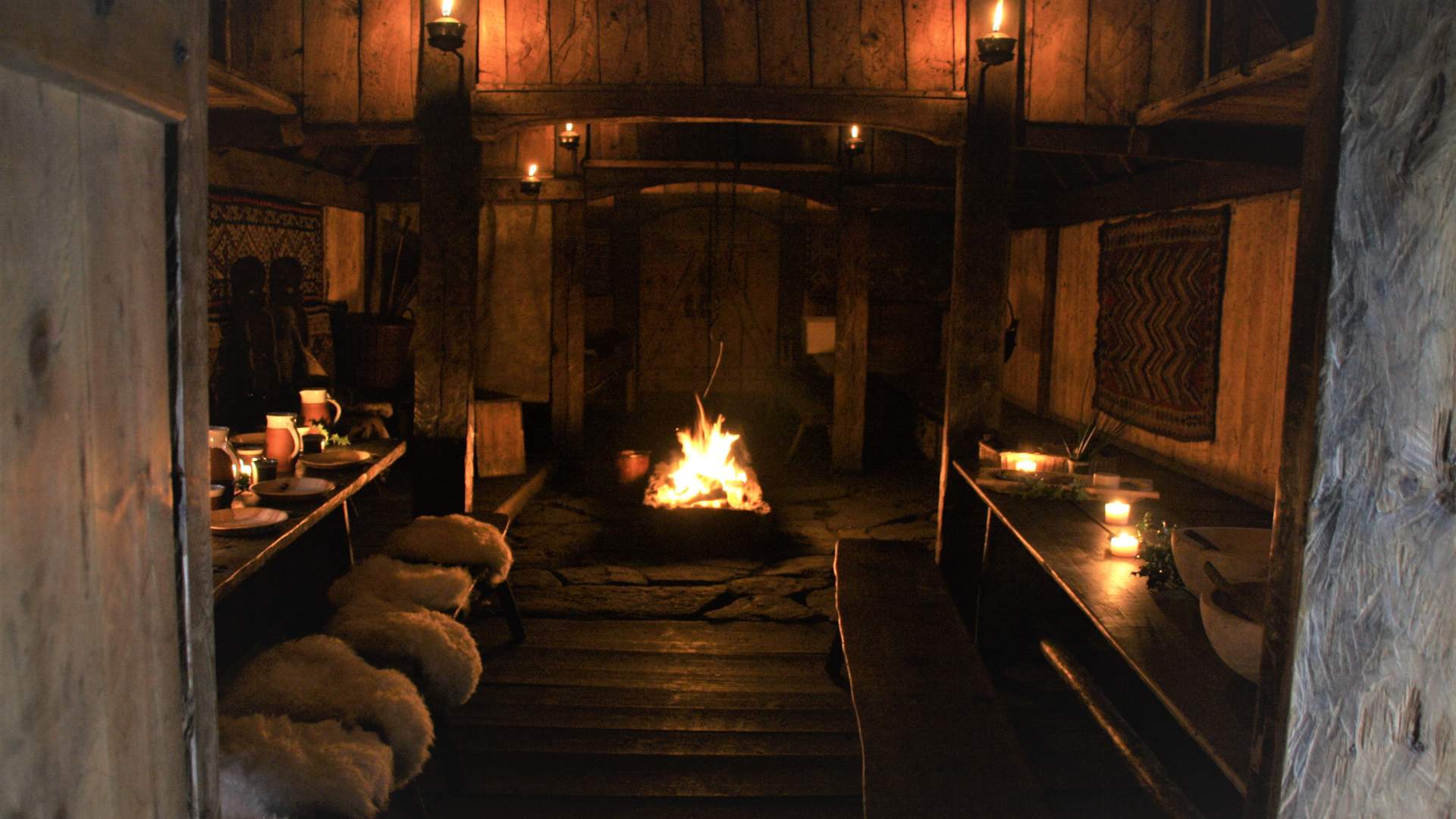 Lagbygging på Vikingvis på Avaldsnes