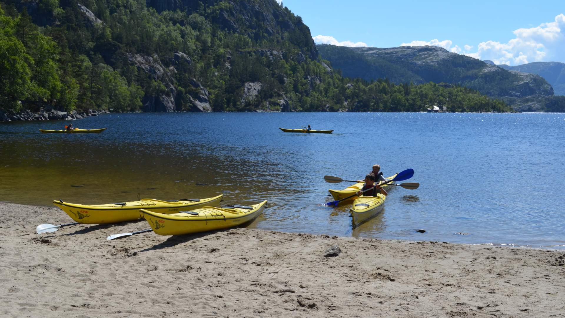 Kajakverleih beim Preikestolen BaseCamp