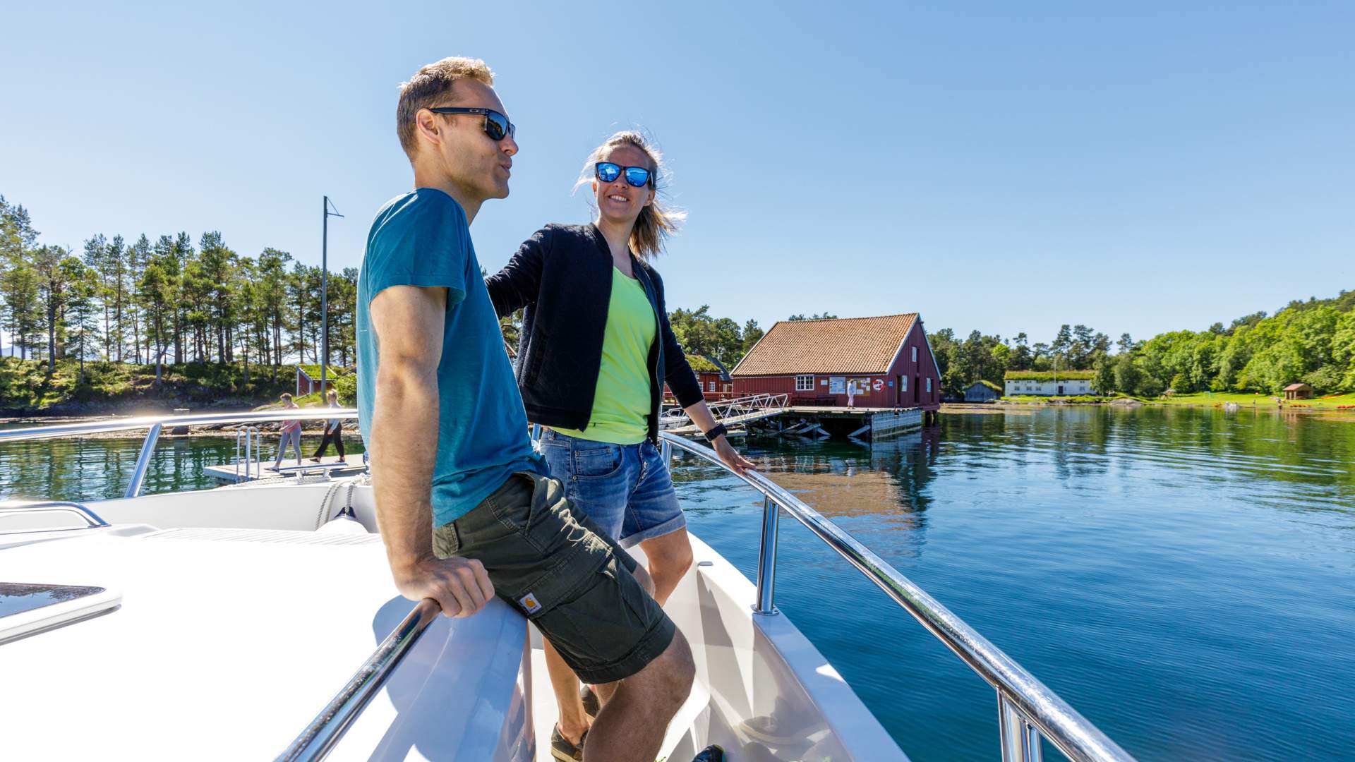 Bootsfahrt von Molde zur Insel Hjertøya