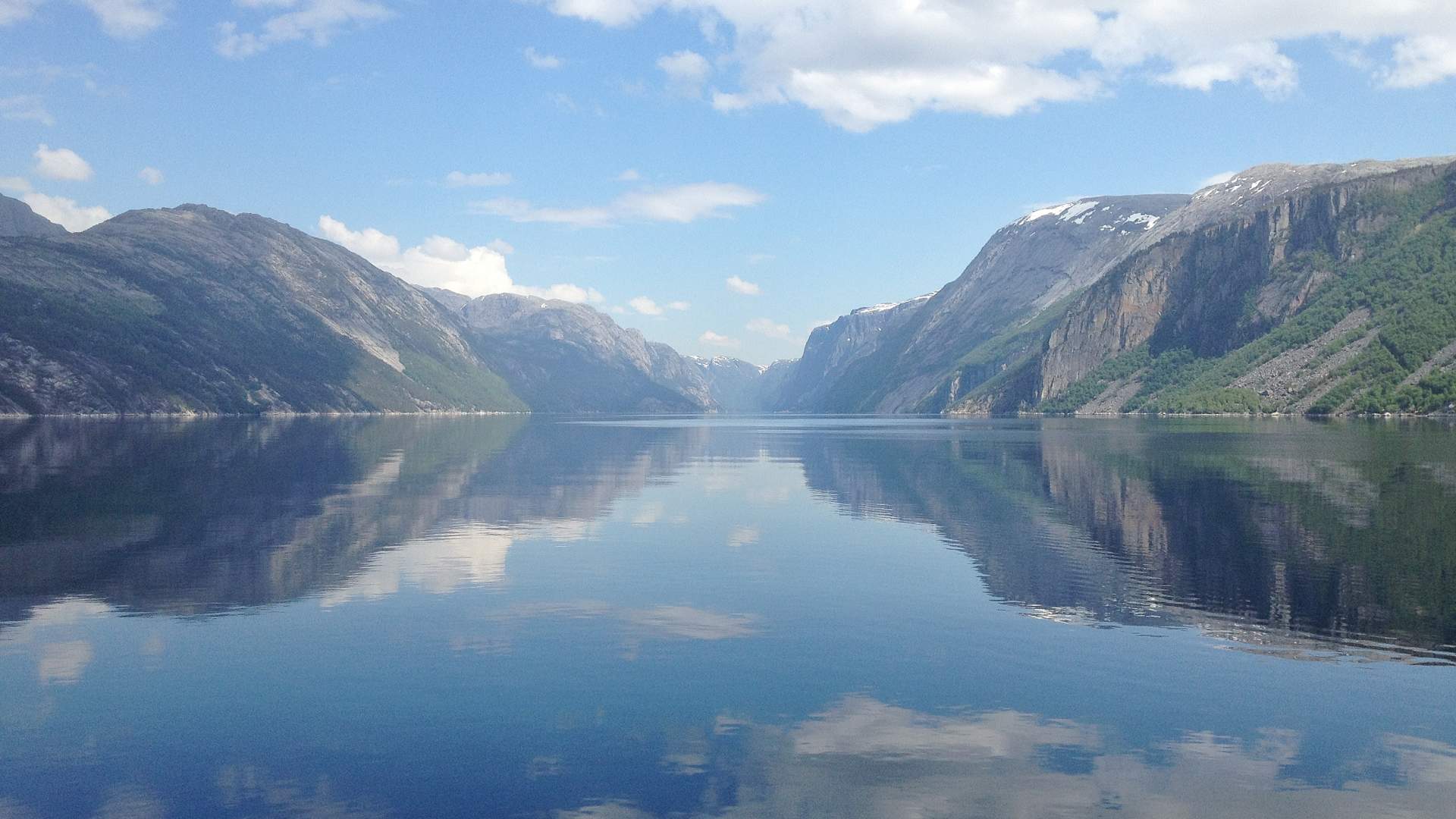 The Lysefjord in Ryfylke