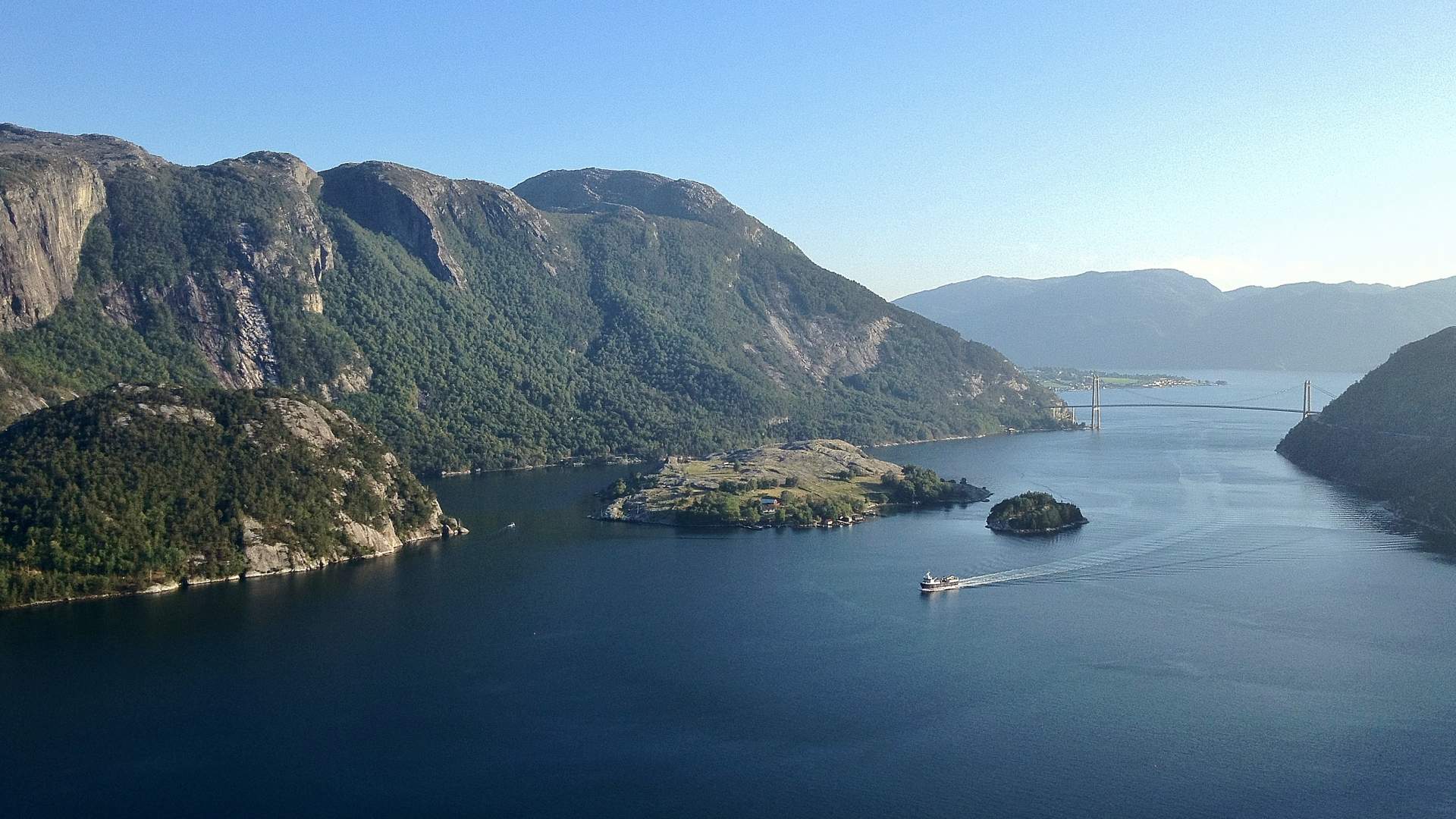 The Lysefjord in Ryfylke