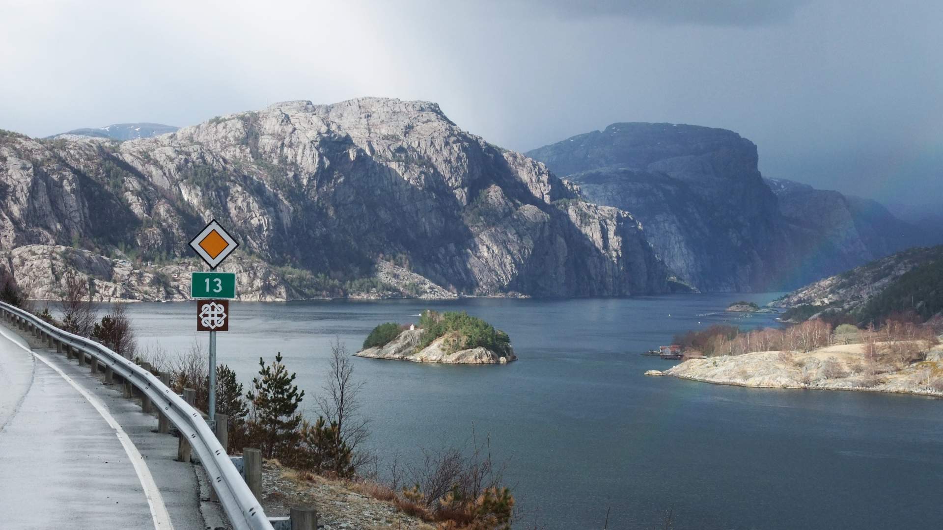 The Lysefjord in Ryfylke