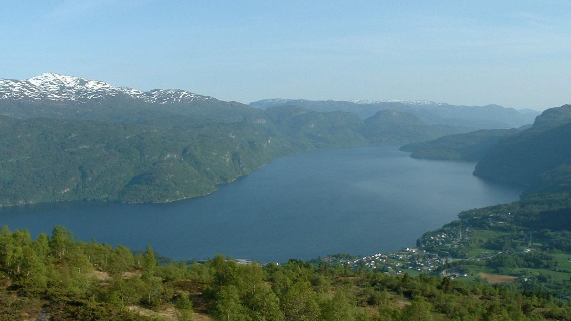 Saudafjorden i Sauda