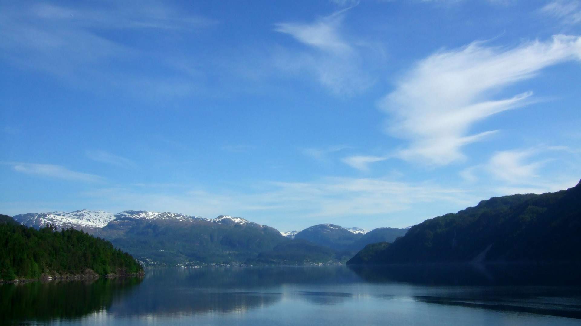 Saudafjorden i Sauda