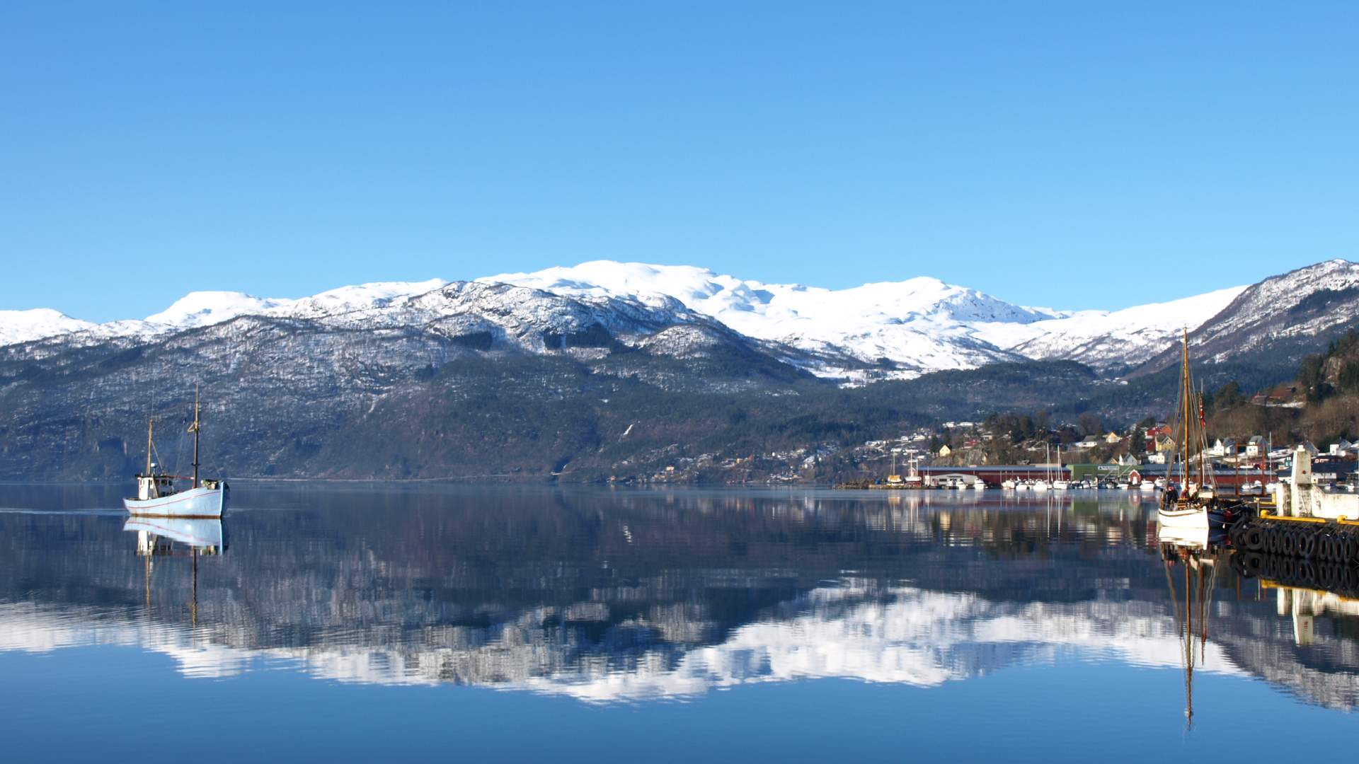 Saudafjorden i Sauda