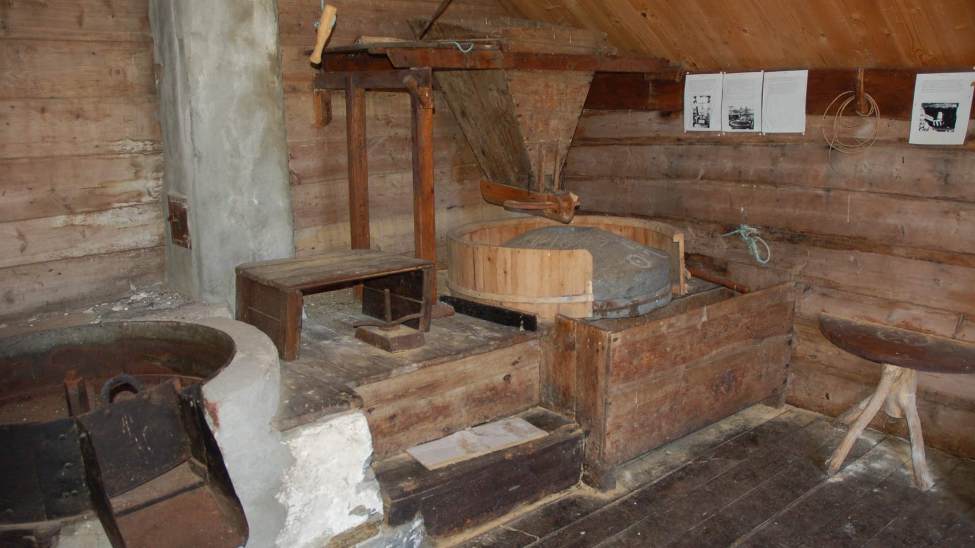 Restored mill on Sevheim