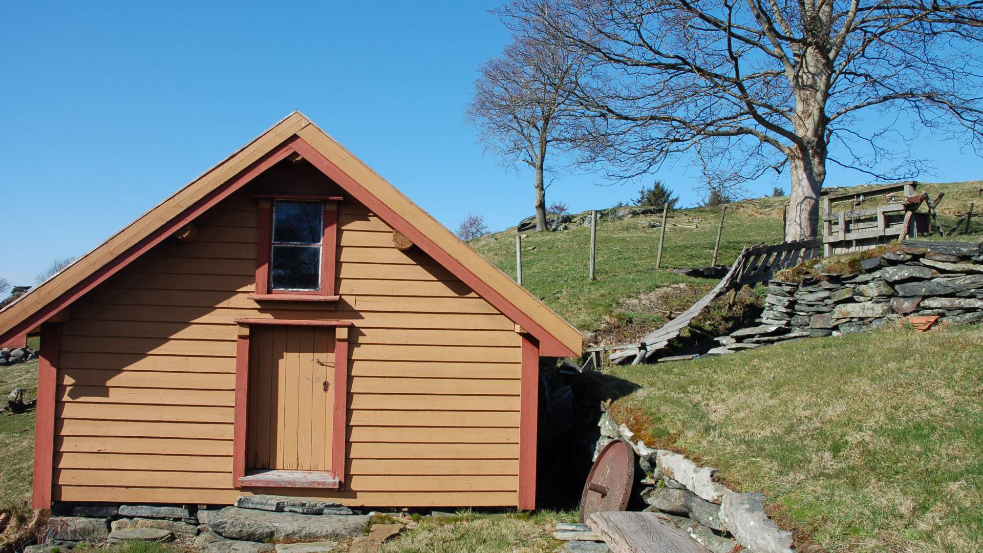 Restored mill on Sevheim