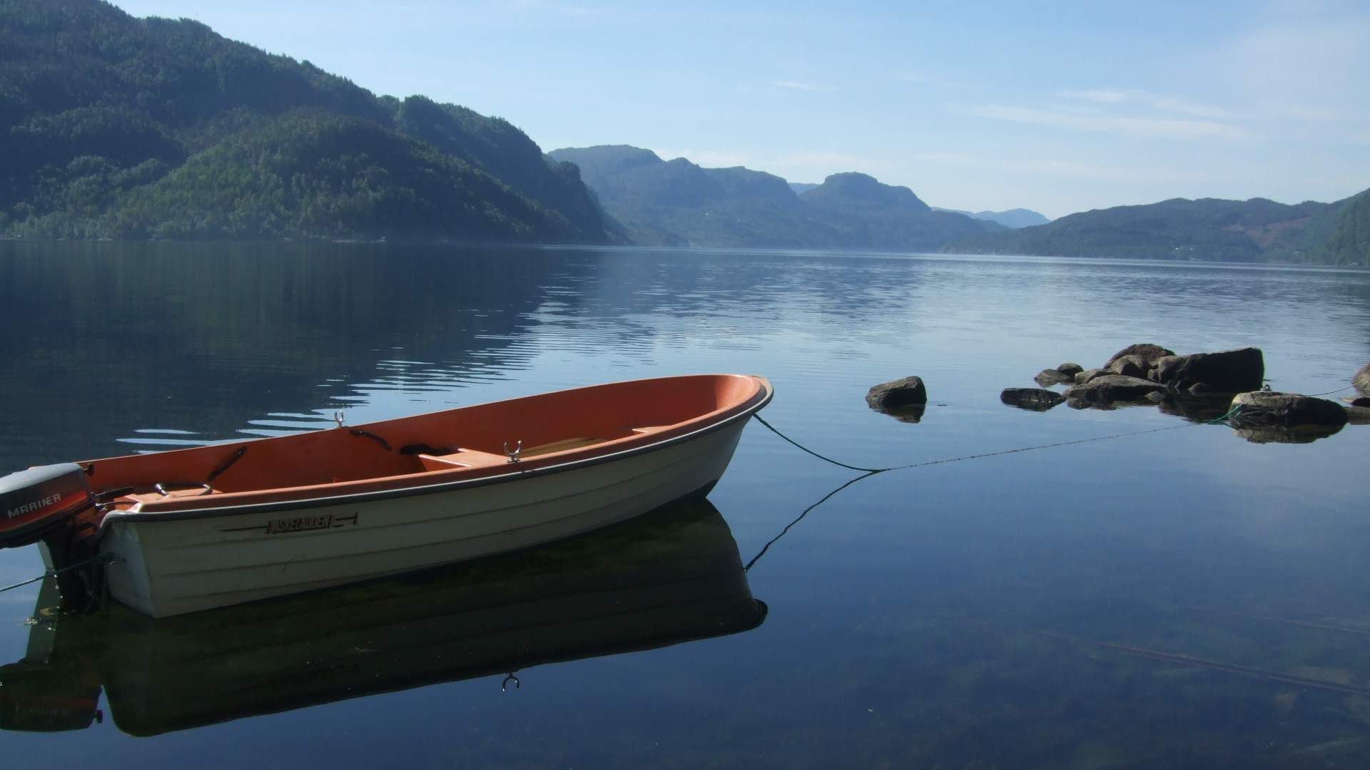 Saudafjorden i Sauda