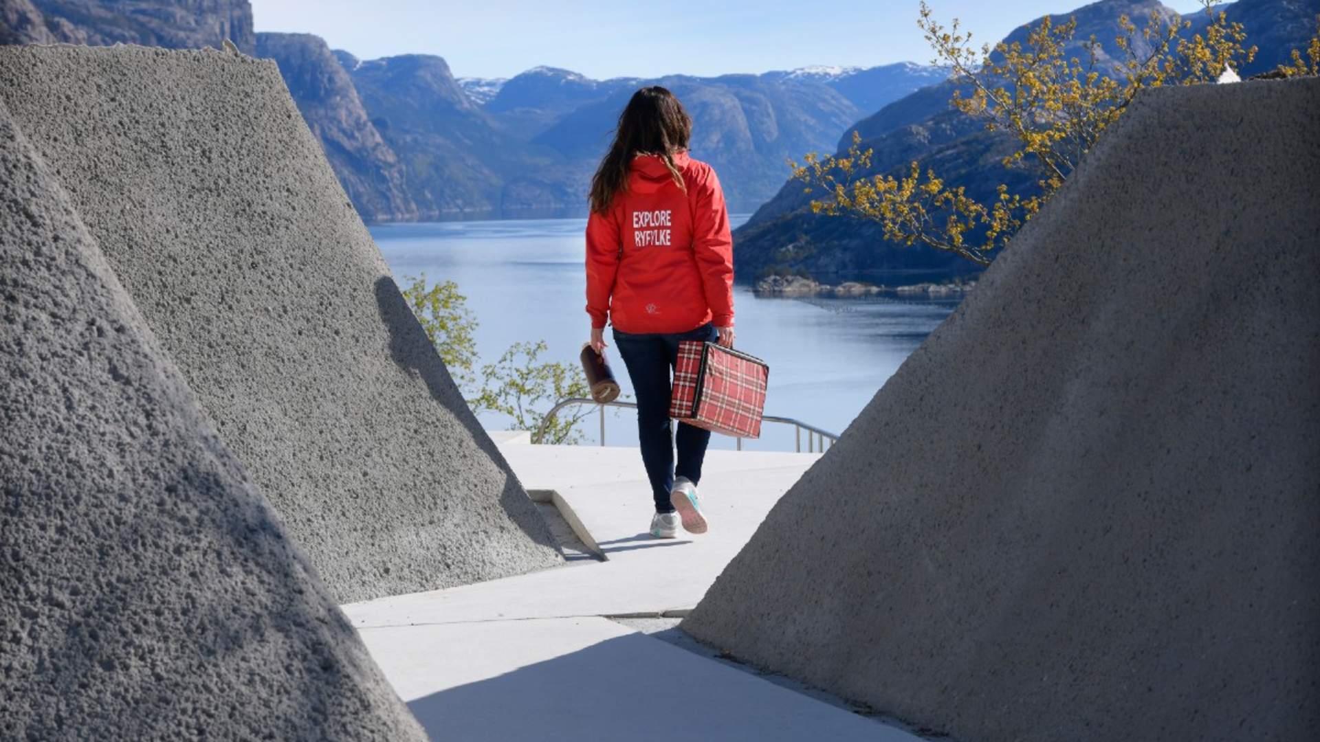 Der Aussichtspunkt in Høllesli am Lysefjord