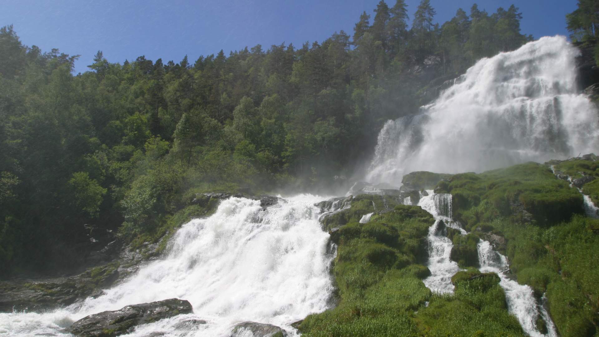 Svandalsfossen falls in Sauda