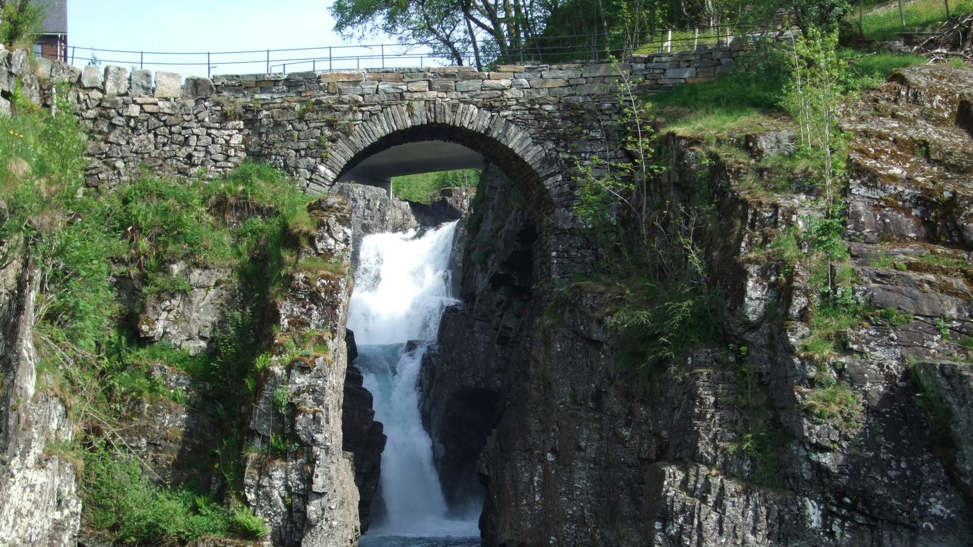 Høllandsfossen falls in Sauda