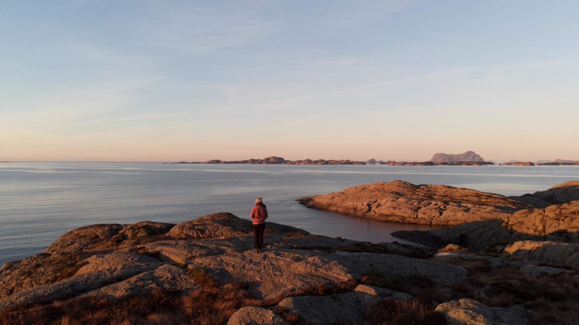 Solnedgangsbenken i Solund