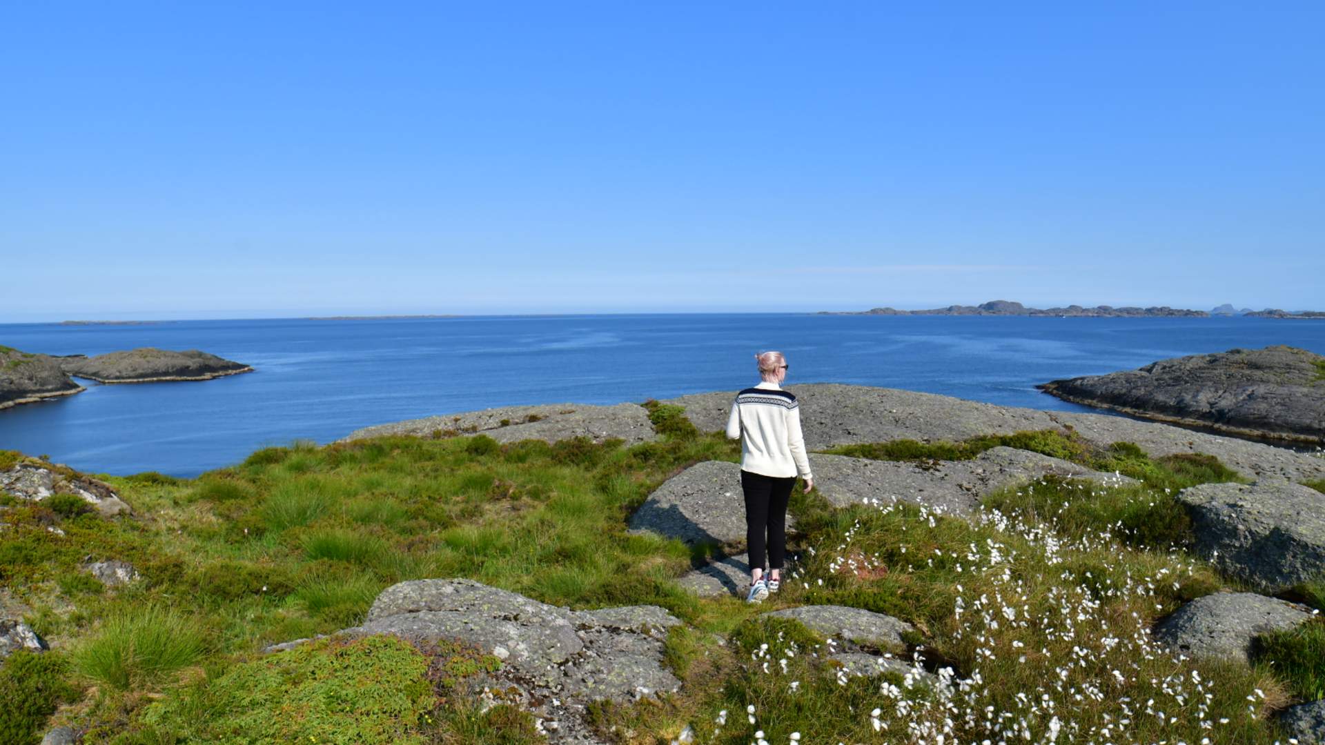 Solnedgangsbenken i Solund