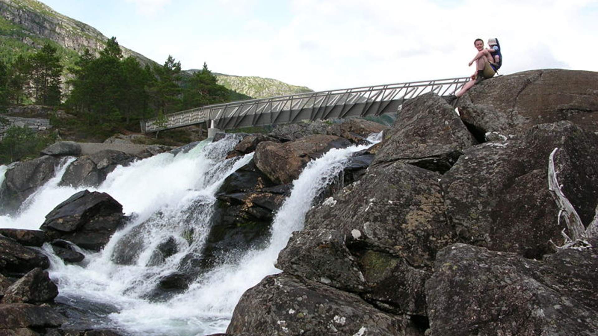 Likholefossen, Gaularfjellet