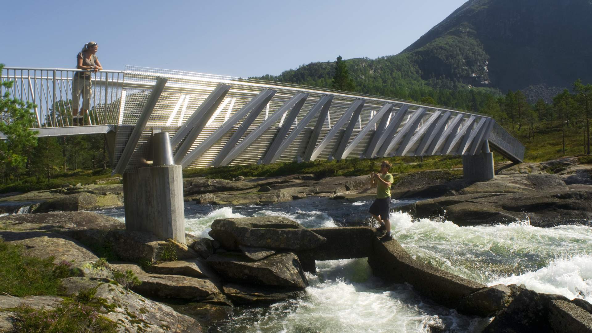Bru over Likholefossen