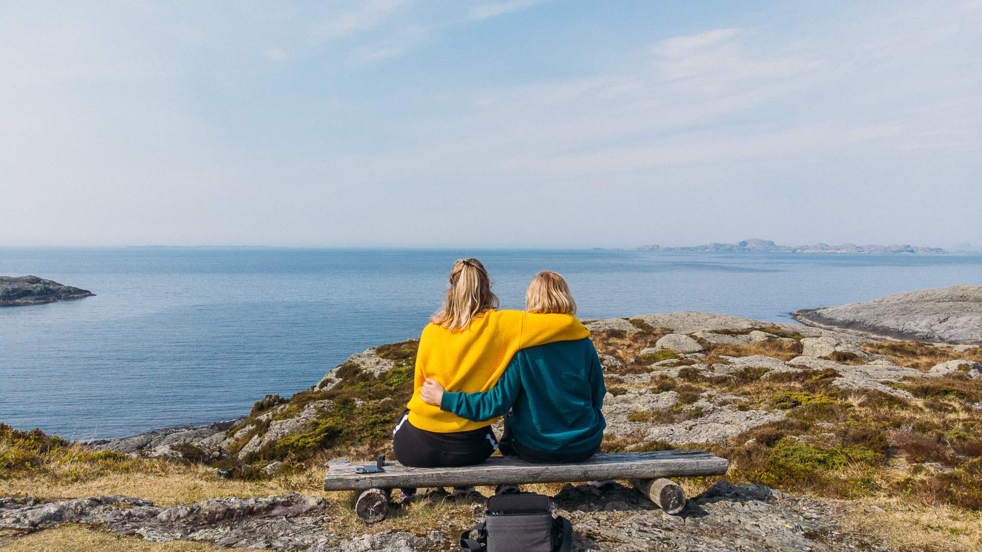 Solnedgangsbenken i Solund