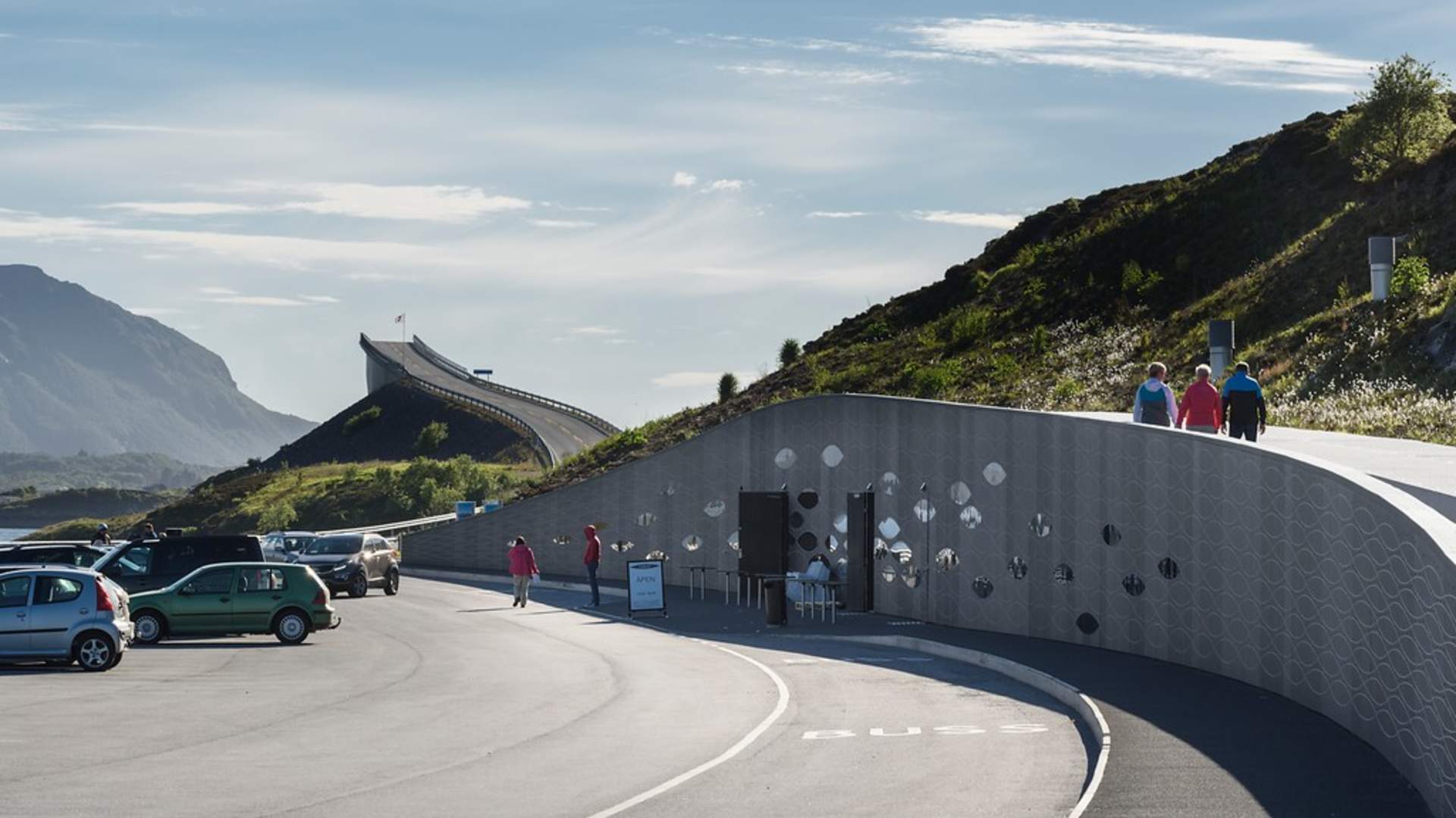The Atlantic Road - walking path