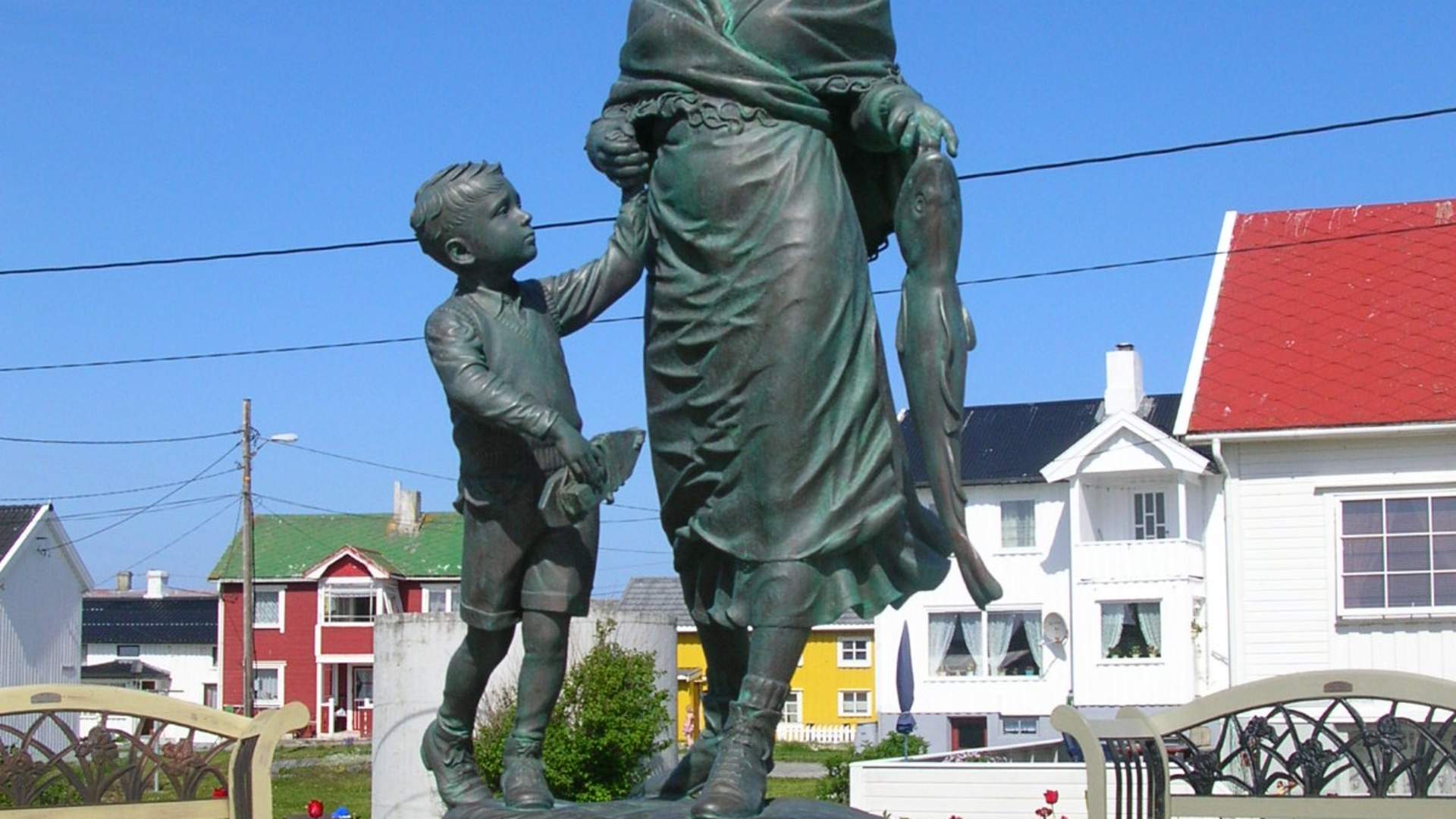 Feskarkjerringa - skulptur