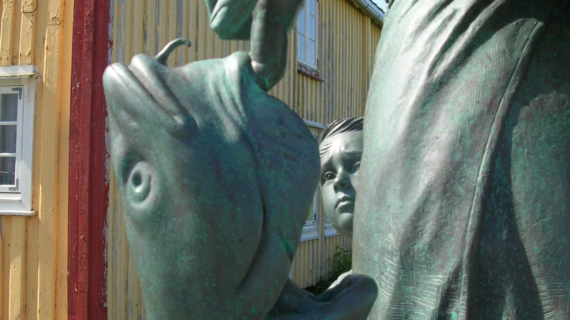 Feskarkjerringa - skulptur