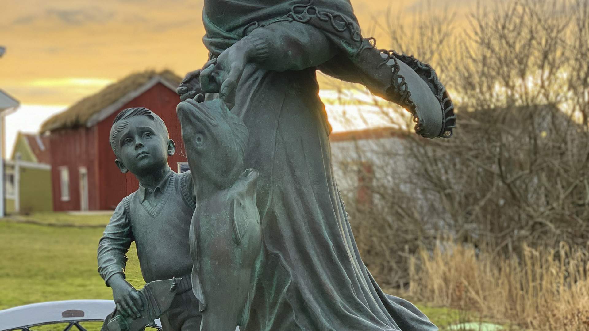 Feskarkjerringa - skulptur