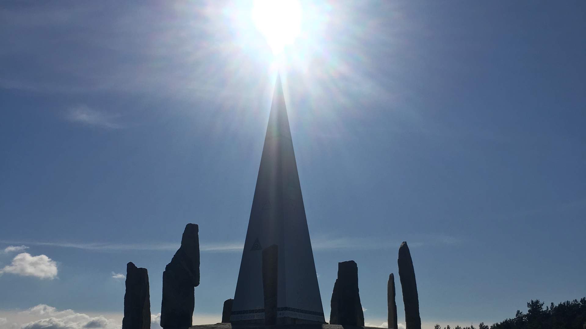 Solspeilet på Klungholmen i Strand