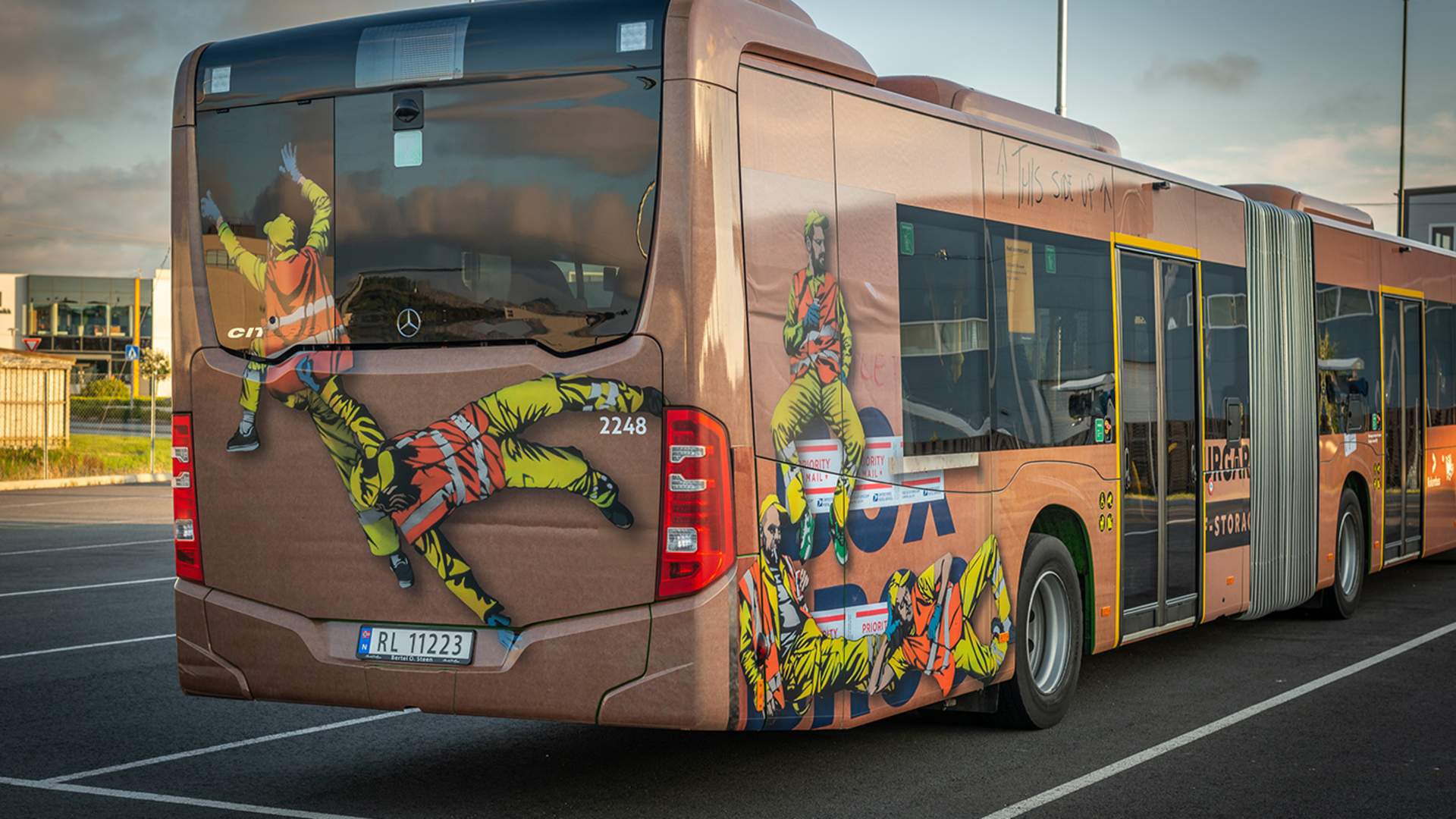 Streetart-busser i Stavanger